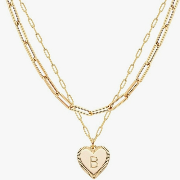 No brand Jewelry - ❤HOST PICK❤Mevecco Jewerly Necklace Intial "B"